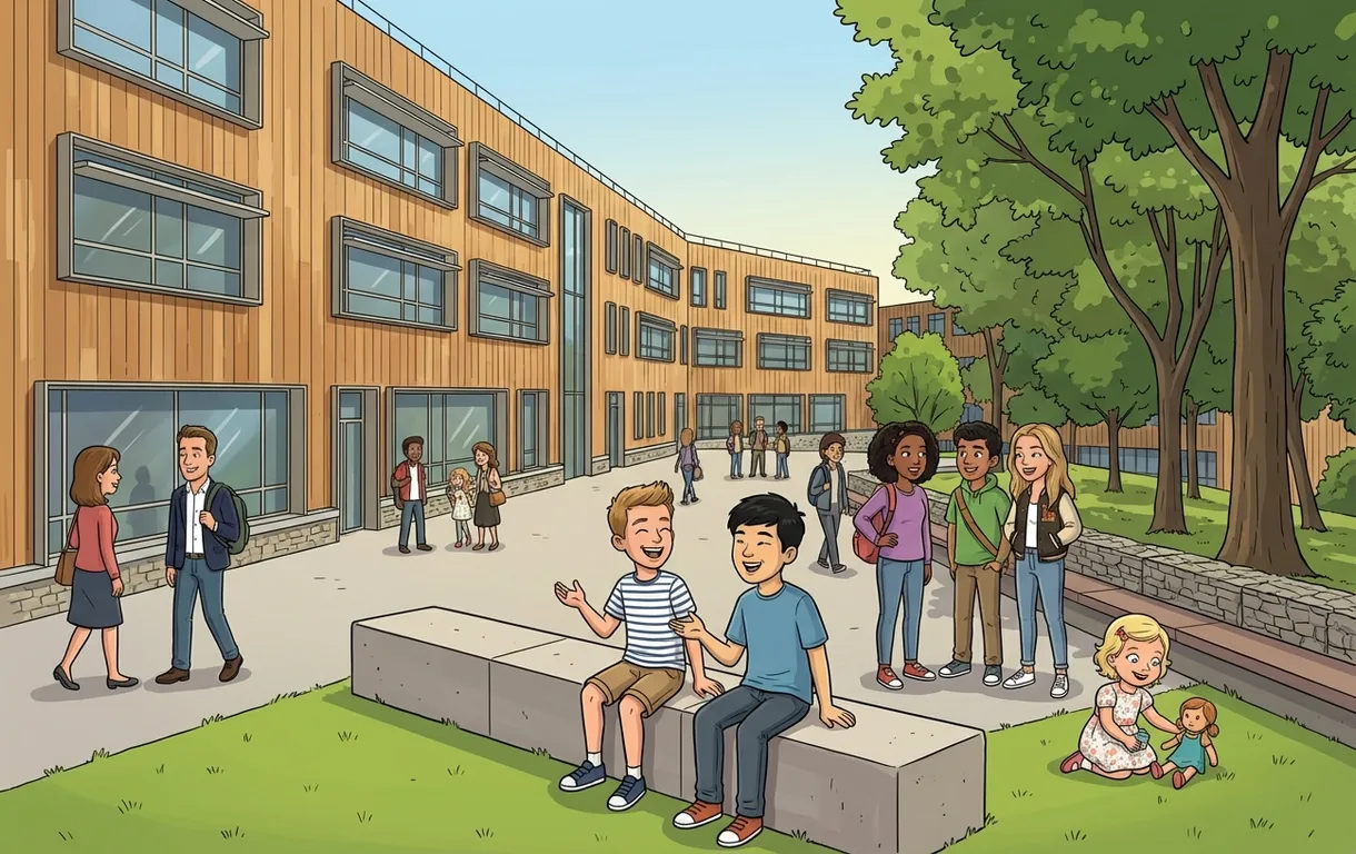 Kinderen op het Lycée International