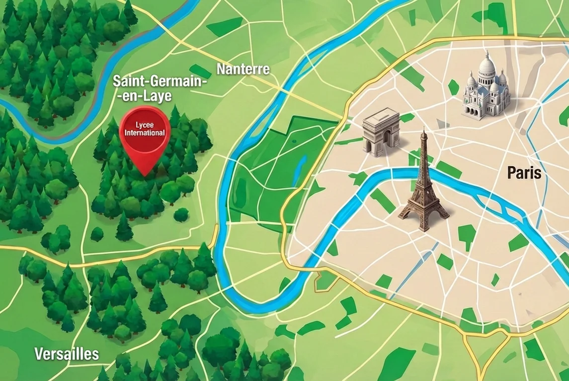 Saint-Germain-en-Laye near Paris - home of the Dutch Section at Lycée International