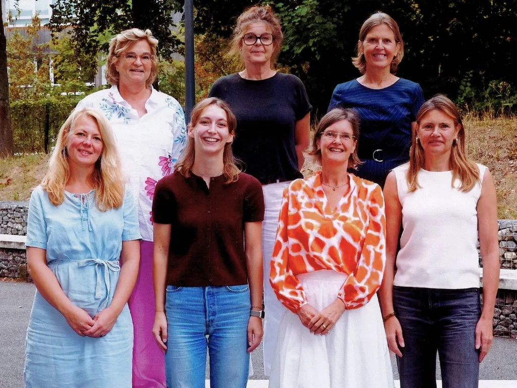 Het team van de Nederlandse Afdeling